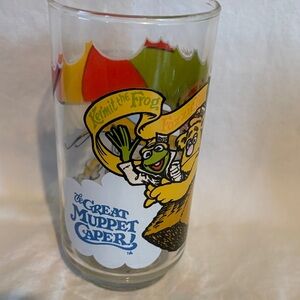 The Great Muppet Caper Kermit & Fozzie Collector Glass - Multicolor